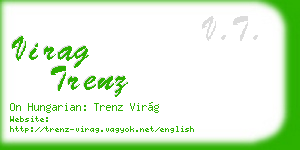 virag trenz business card